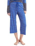 Gap Women Mix And Match Print Crop Sleep Pants - Breton Stripe Blue