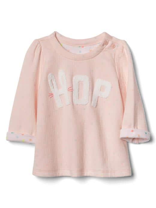 Gap Hop Pullover Top - Pink Cameo