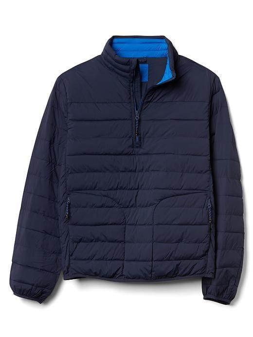 Gap Men Coldcontrol Lite Stretch Puffer Pullover - Dark Night