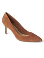 Gap Women Suede Point Toe Pumps - Mocha Brown