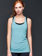Gap Women Gapfit Breathe Racerback Tank - Savvy Teal