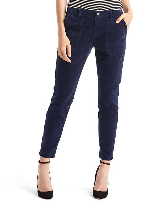Gap Women Skinny Ankle Utility Cords - Tapestry Navy