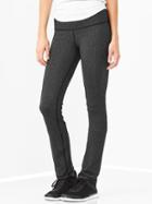 Gap Gapfit Slim Straight Heathered Pants - Charcoal Heather