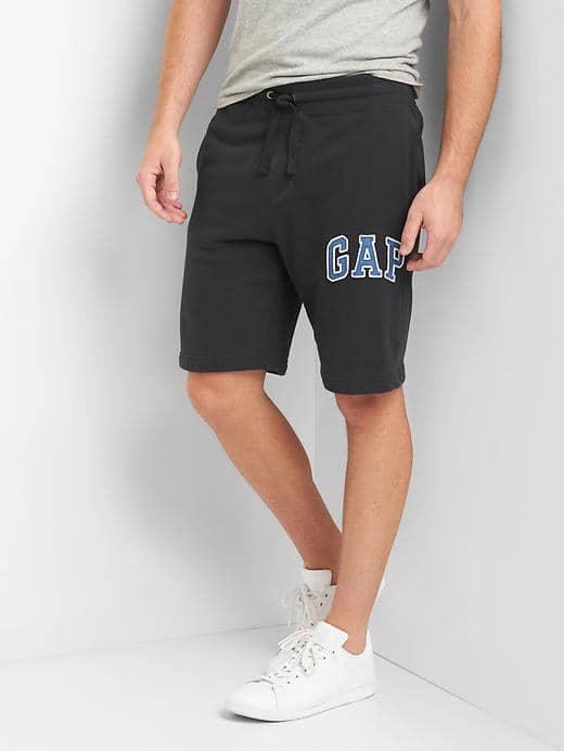 Gap Women French Terry Logo Shorts - Moonless Night