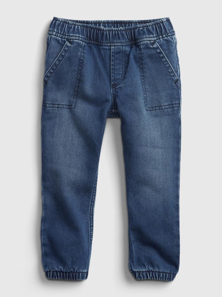 Toddler Everyday Denim Joggers With Washwell3