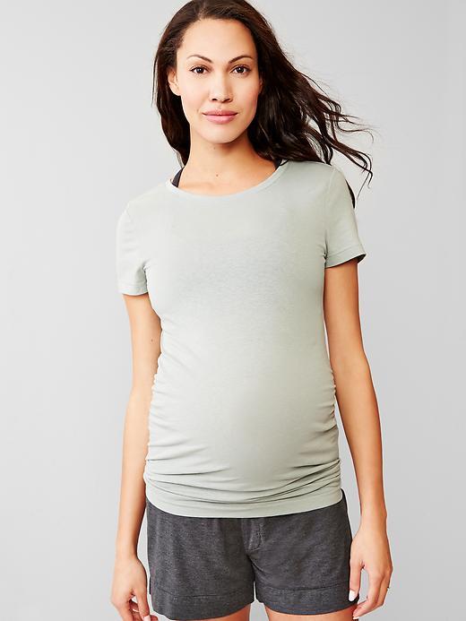 Gap Pure Body Crewneck Tee - Mineral Gray