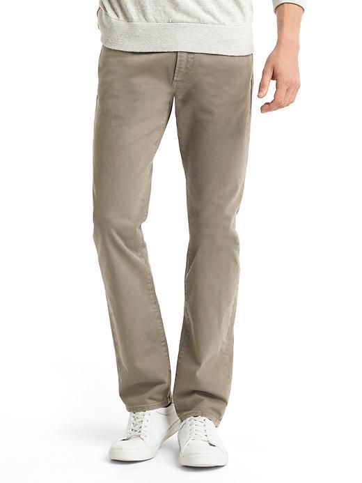 Gap Men Stretch 1969 Broken Twill Slim Fit Jeans - Grey