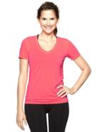Gap Gapfit Breathe V Neck T - Icy Orange