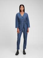 Tencel Modal Denim V-neck Jumpsuit