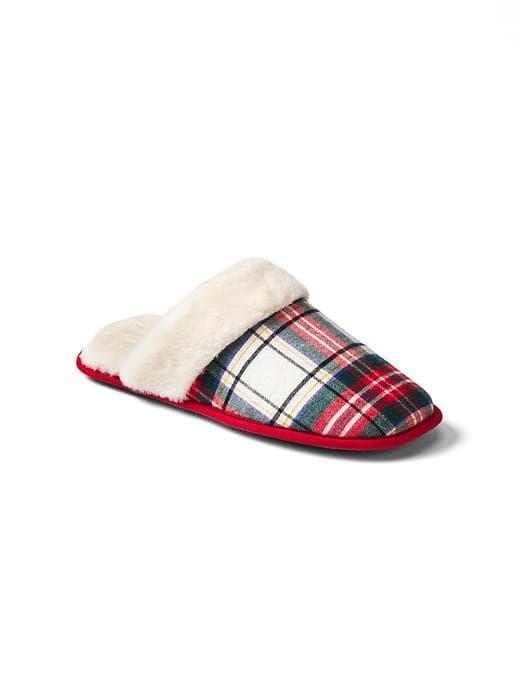Gap Women + Pendleton Cozy Slippers - New Off White