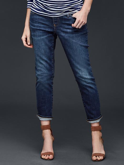Gap Authentic 1969 Demi Panel Best Girlfriend Jeans - Medium Indigo