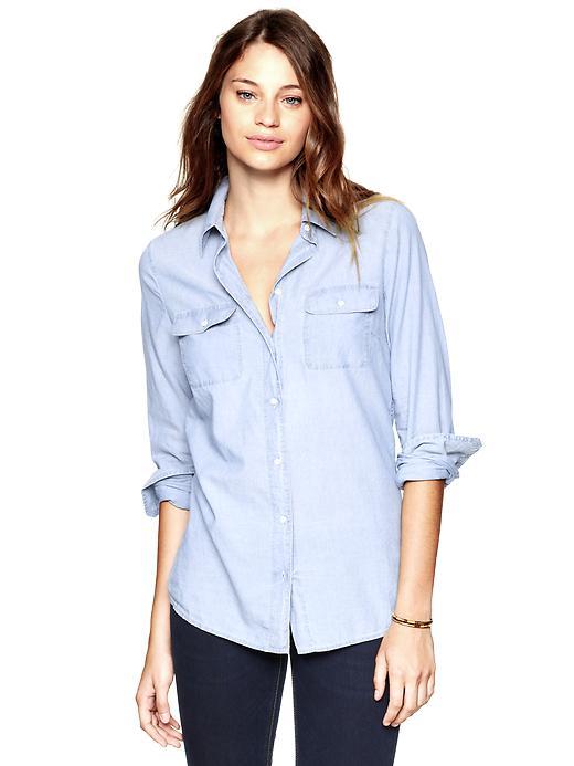 Gap Easy Chambray Shirt
