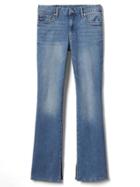 Gap Women Mid Rise Perfect Boot Jeans - Light Indigo