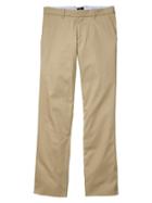 Gap Men Factory Tailored Straight Fit Khakis - Khaki