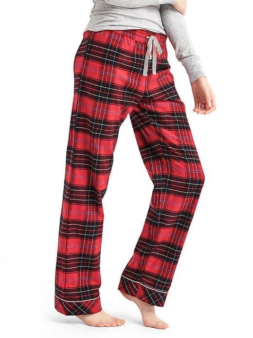 Gap Women + Pendleton Flannel Sleep Pants - Pendleton Plaid Red