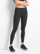 Gap Gfast High Rise Sculpt Compression Mesh Leggings - Black