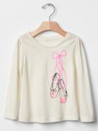 Gap Graphic Long Sleeve Tee - Ivory Frost
