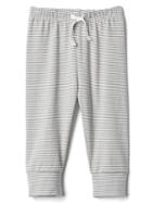 Gap Organic Knit Pants - Gray Stripe