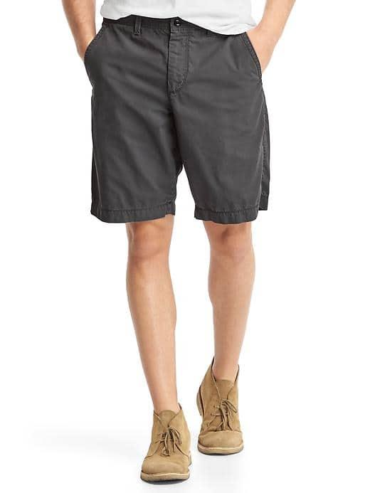 Gap Men Ripstop Shorts 10 - Soft Black