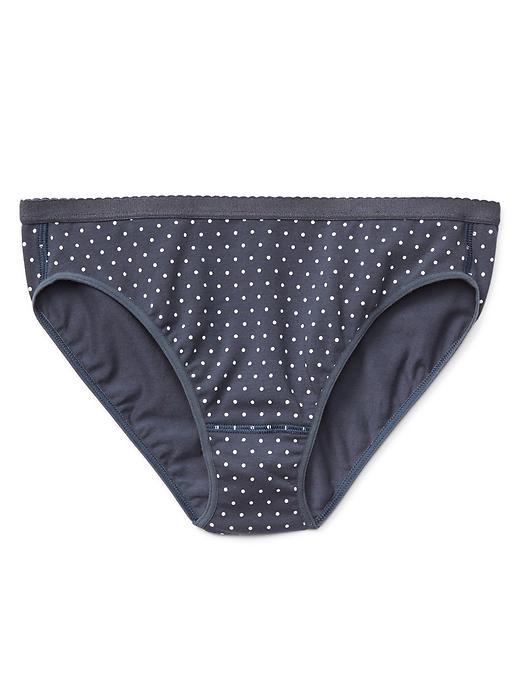 Gap Women High Cut Logo Bikini - Dot Sailor Blue