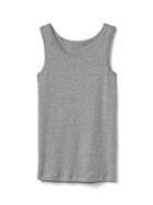 Gap Lace Trim Tank - Grey Heather