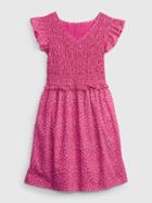 Kids Smocked Floral Dress