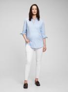 Maternity Full Panel Skinny Jeans With Washwell