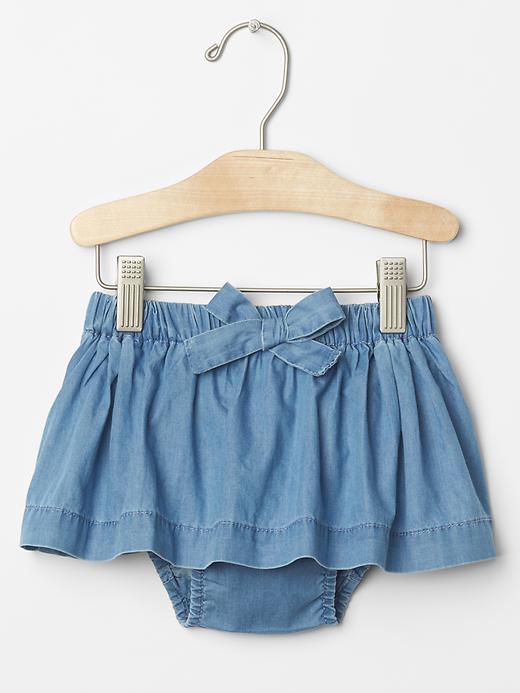 Gap 1969 Chambray Skirt - Medium Chambray