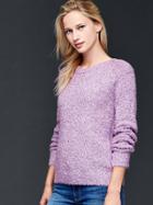 Gap Women Boucle Sweater - Gauzy Lilac