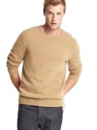 Gap Cashmere Crew Sweater - Camel