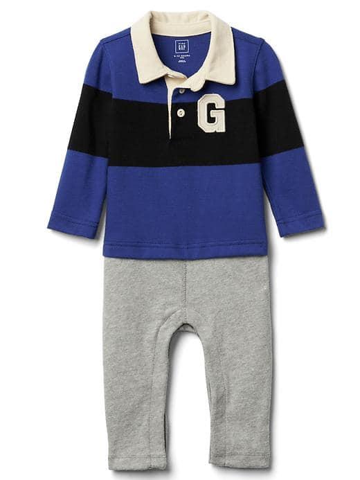 Gap Rugby Logo Double Layer One Piece - Brilliant Blue