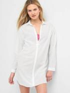 Gap Women Dreamwell Sleep Shirtdress - White