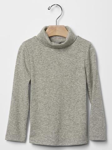 Gap Marled Turtleneck - Sparkle Heather Gray