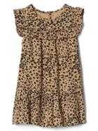 Gap Cheetah Ruffle Dress - Leopard
