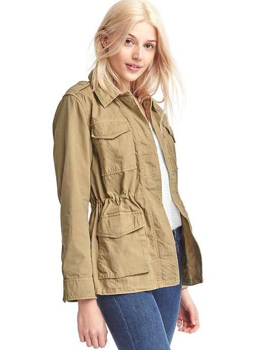 Gap Utility Jacket - Iconic Khaki