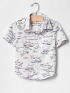 Gap 3d Shark Shirt - New Off White