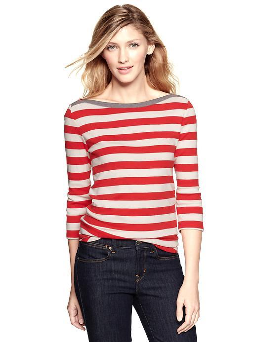 Gap Supersoft Striped Boatneck T