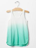 Gap Ombre Picot Trim Tank - Shore Blue