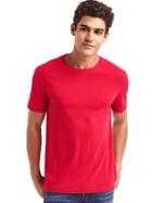 Gap Men Essential Short Sleeve Crew T Shirt - Lasalle Red