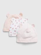 Baby 100% Organic Cotton First Favorite Beanie (3-pack)