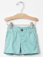 Gap Pull On Twill Shorts - New Green Tea