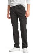 Gap Men 1969 Straight Fit Cords - Soft Black