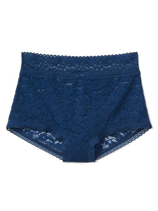 Gap Women High Rise Lace Bikini - Royal Teal