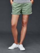 Gap Demi Panel Girlfriend Utility Shorts - Twig