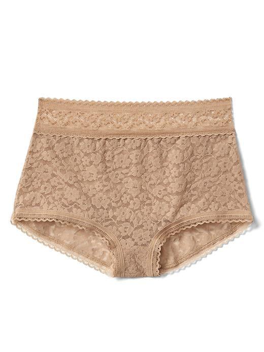 Gap Women High Rise Lace Bikini - Nude