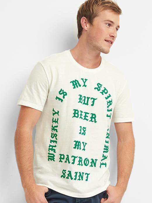 Gap St Pat's Patron Saint Tee - White