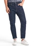 Gap Men Stretch 1969 Slim Fit Ankle Wader Jeans - Worn Rinse