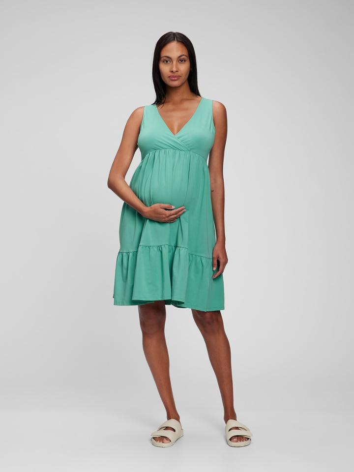 Maternity Tiered Tank Dress