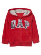 Gap Pro Fleece Gradient Logo Zip Hoodie - Red Apple