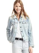 Gap Women Iconic Denim Jacket - Light Indigo